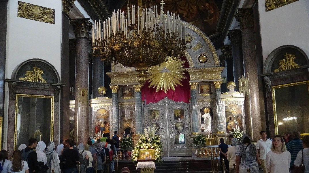 9 - ST-PETERSBOURG - Cathédrale de Kazan - intérieur 2-1-1